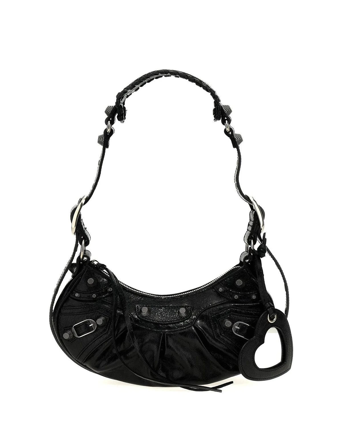 Balenciaga Cross Body Bag in black, Lamb Leather
