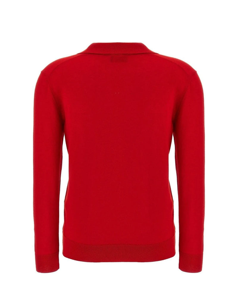 Brioni Polo in red, Cashmere — view 2