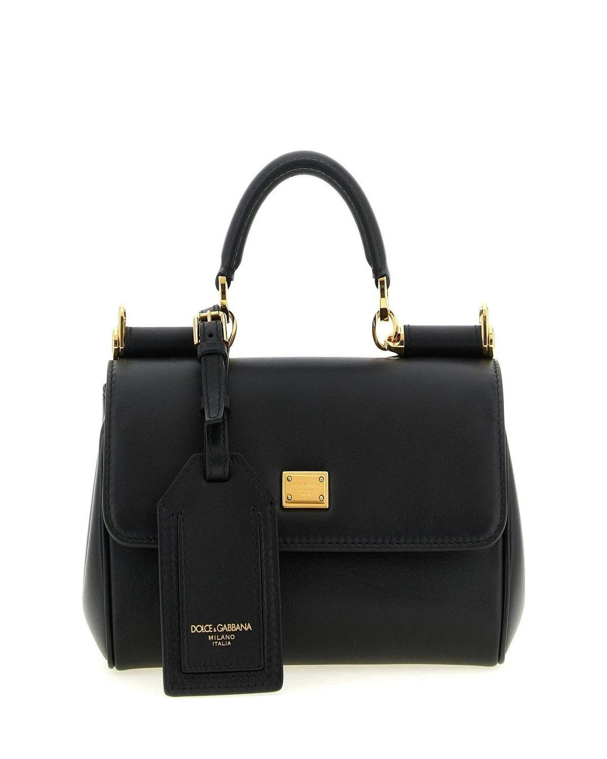 Dolce & Gabbana Satchel Bag in black, Calf Leather