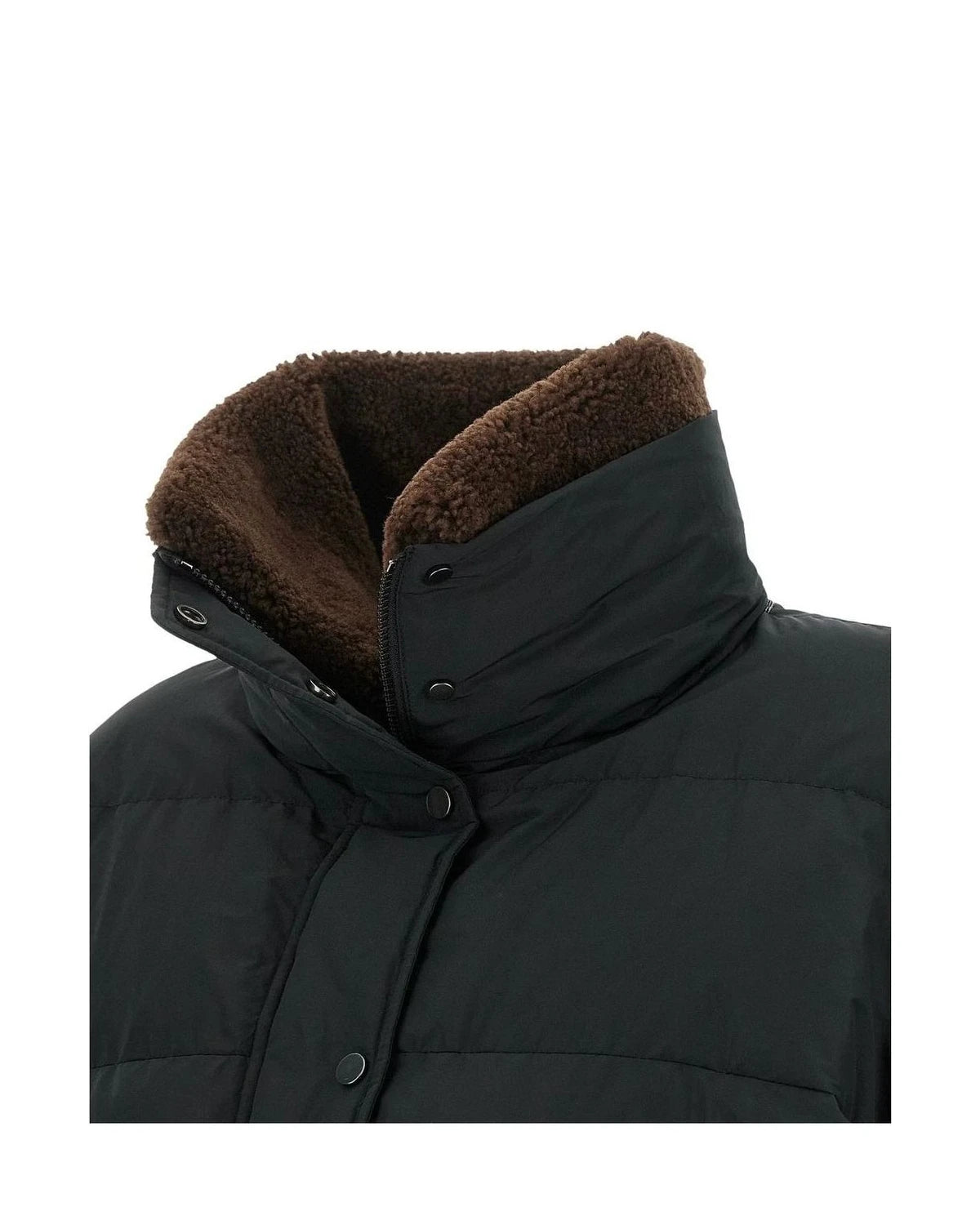 Brunello Cucinelli Puffer Jacket in black, Cotton — view 4