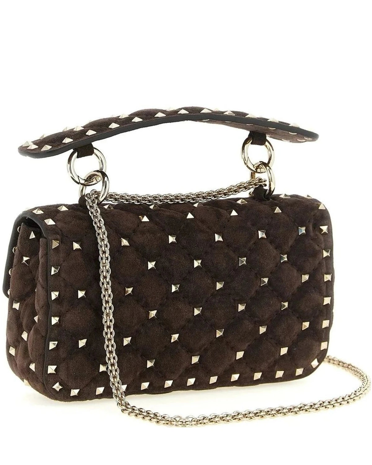Valentino Garavani Shoulder Bag in brown, Calfskin Leather — view 2