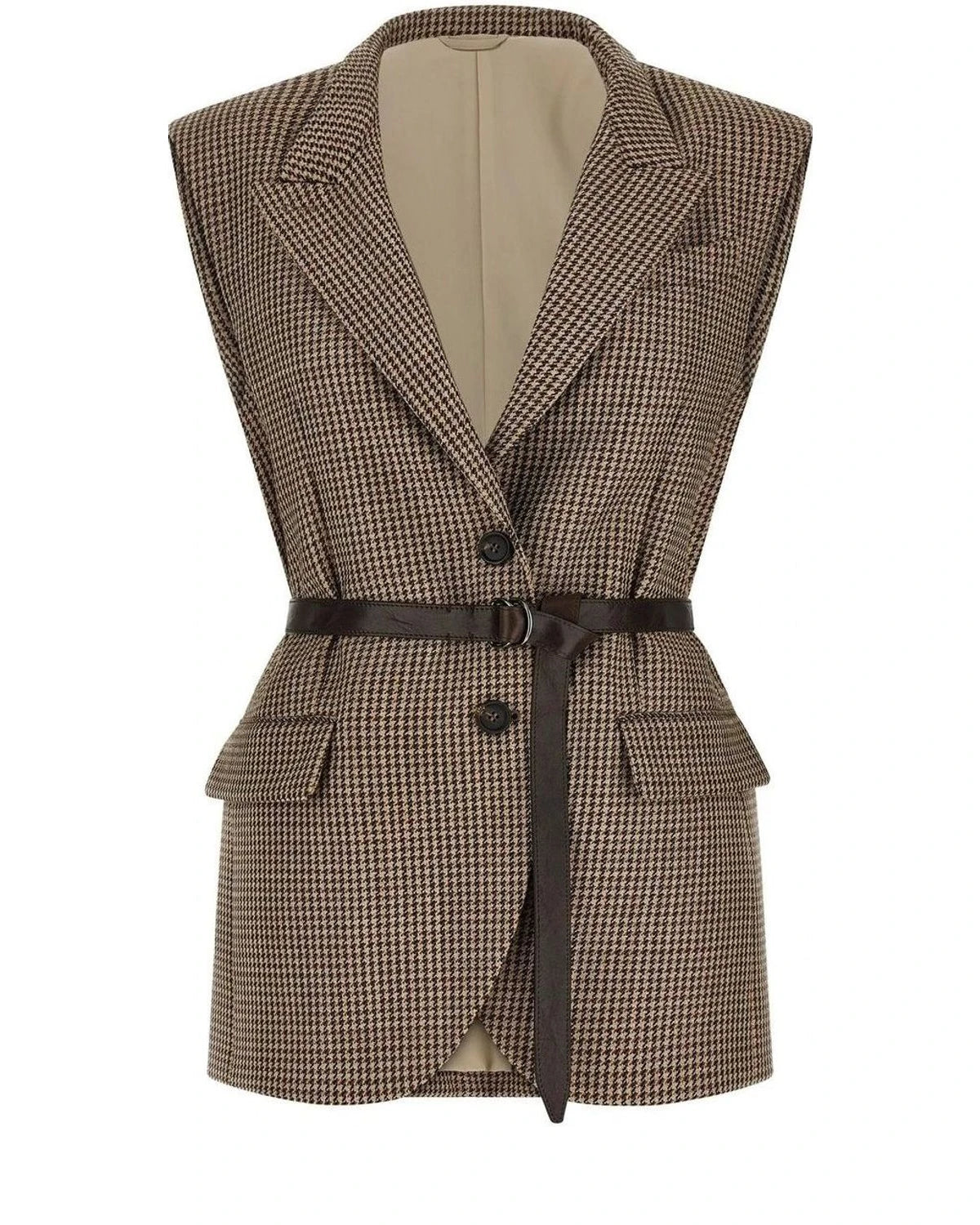 Brunello Cucinelli Bolero Jacket in beige