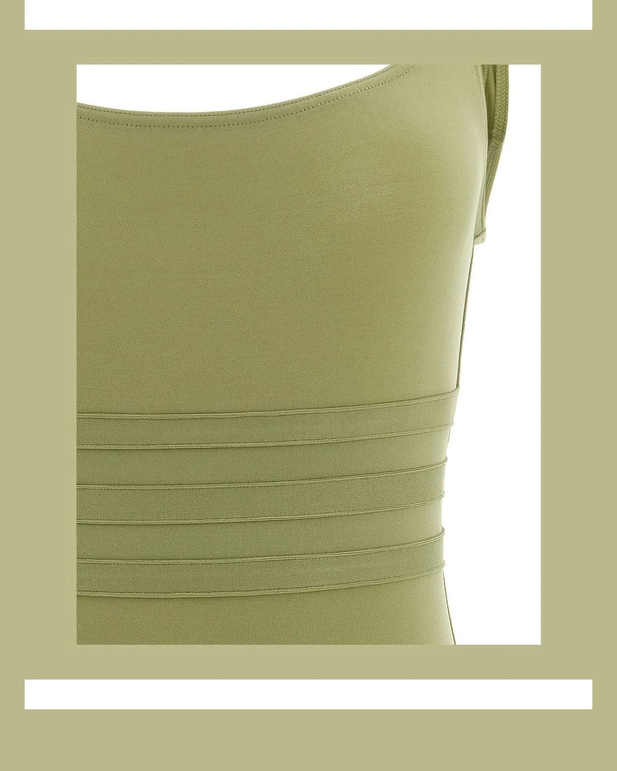 Eres One-Piece Swimsuit in green, Polyamide — view 3