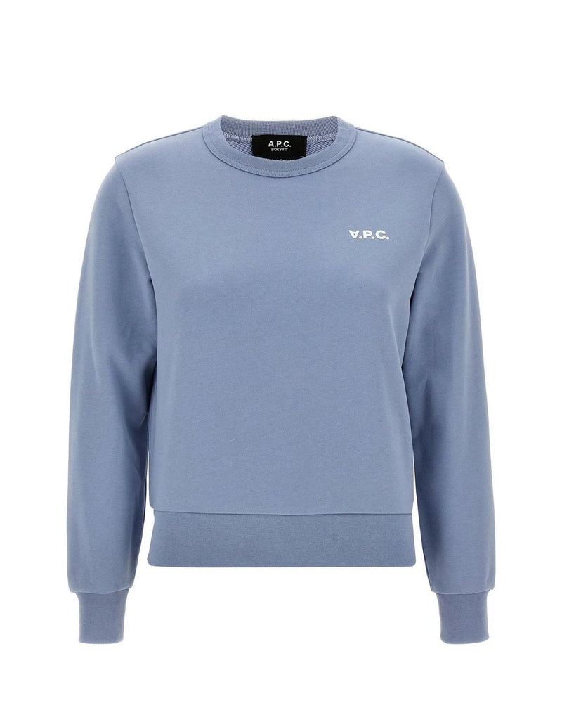 A.P.C. Sweatshirt in blue, Cotton