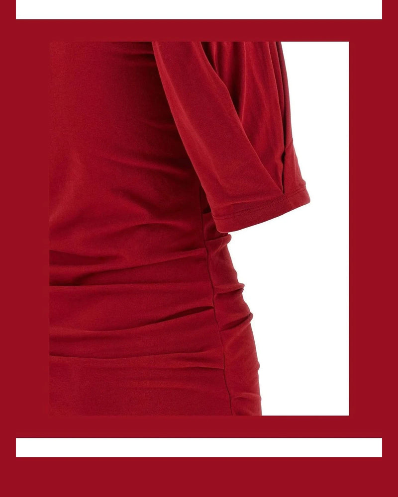 Isabel Marant Dresse in red, Cotton — view 4