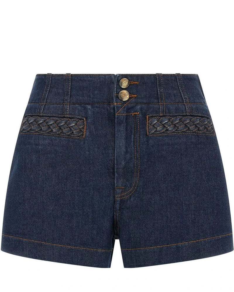 Zimmermann Denim Short in blue