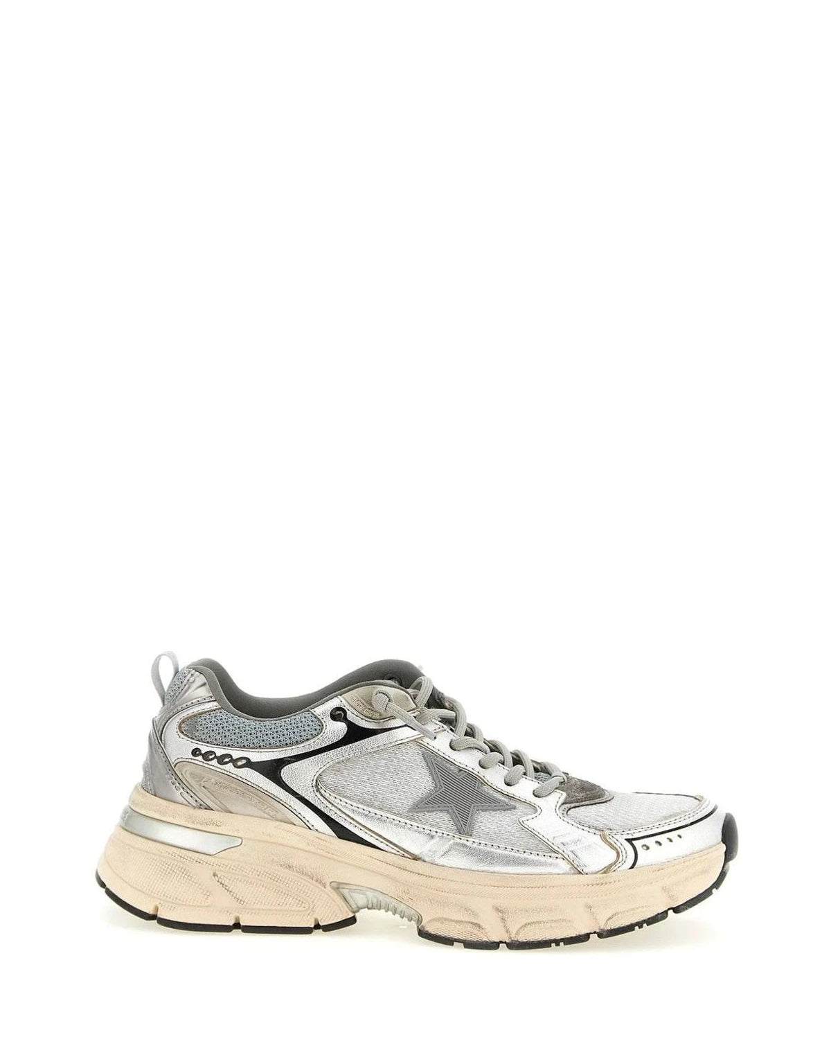 Golden Goose Sneakers in silver