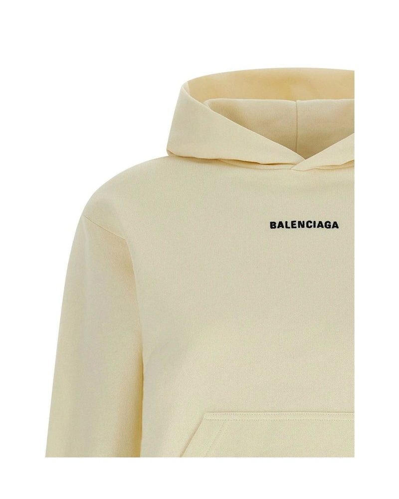 Balenciaga Hoodie in beige, Cotton — view 3