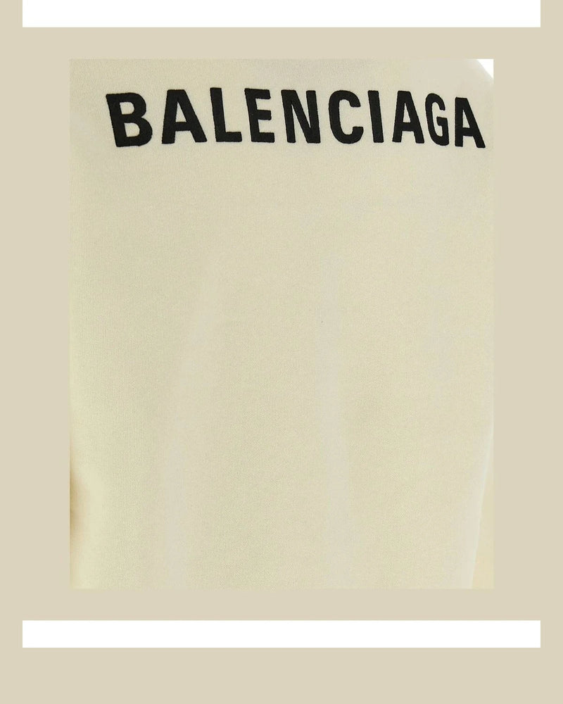 Balenciaga Hoodie in beige, Cotton — view 4