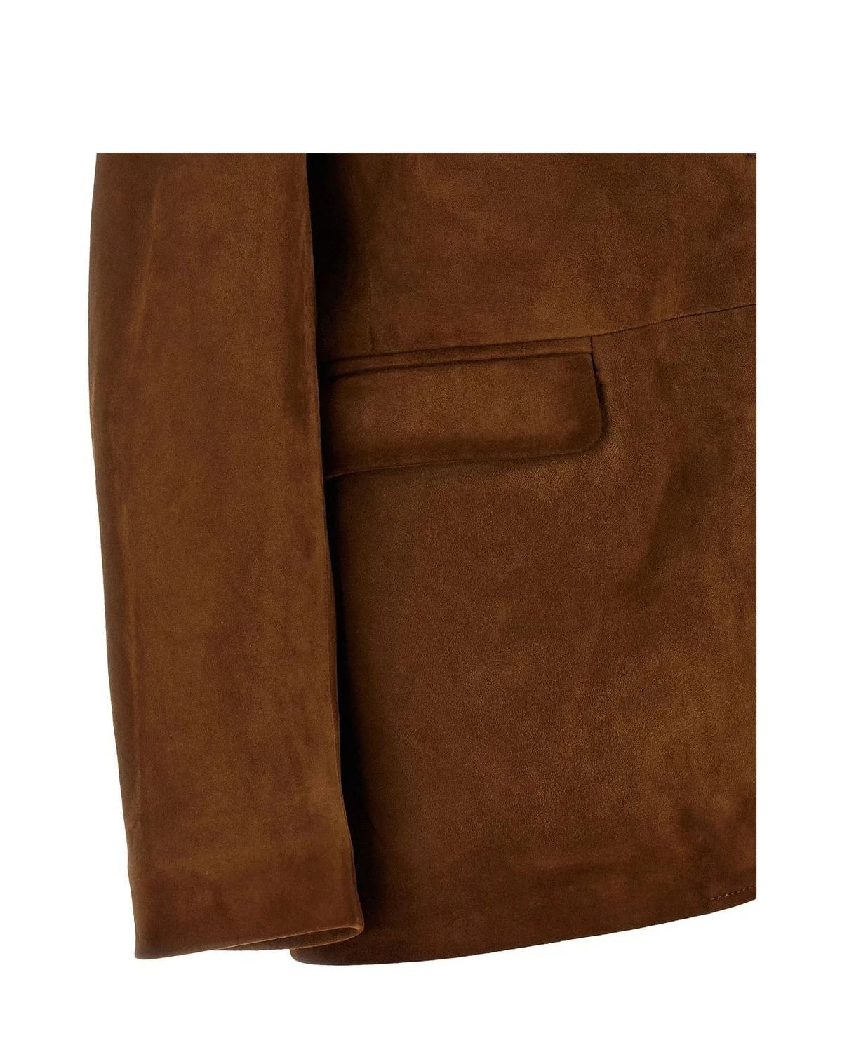 Golden Goose Trucker Jacket in brown, Sheep Leather — view 4