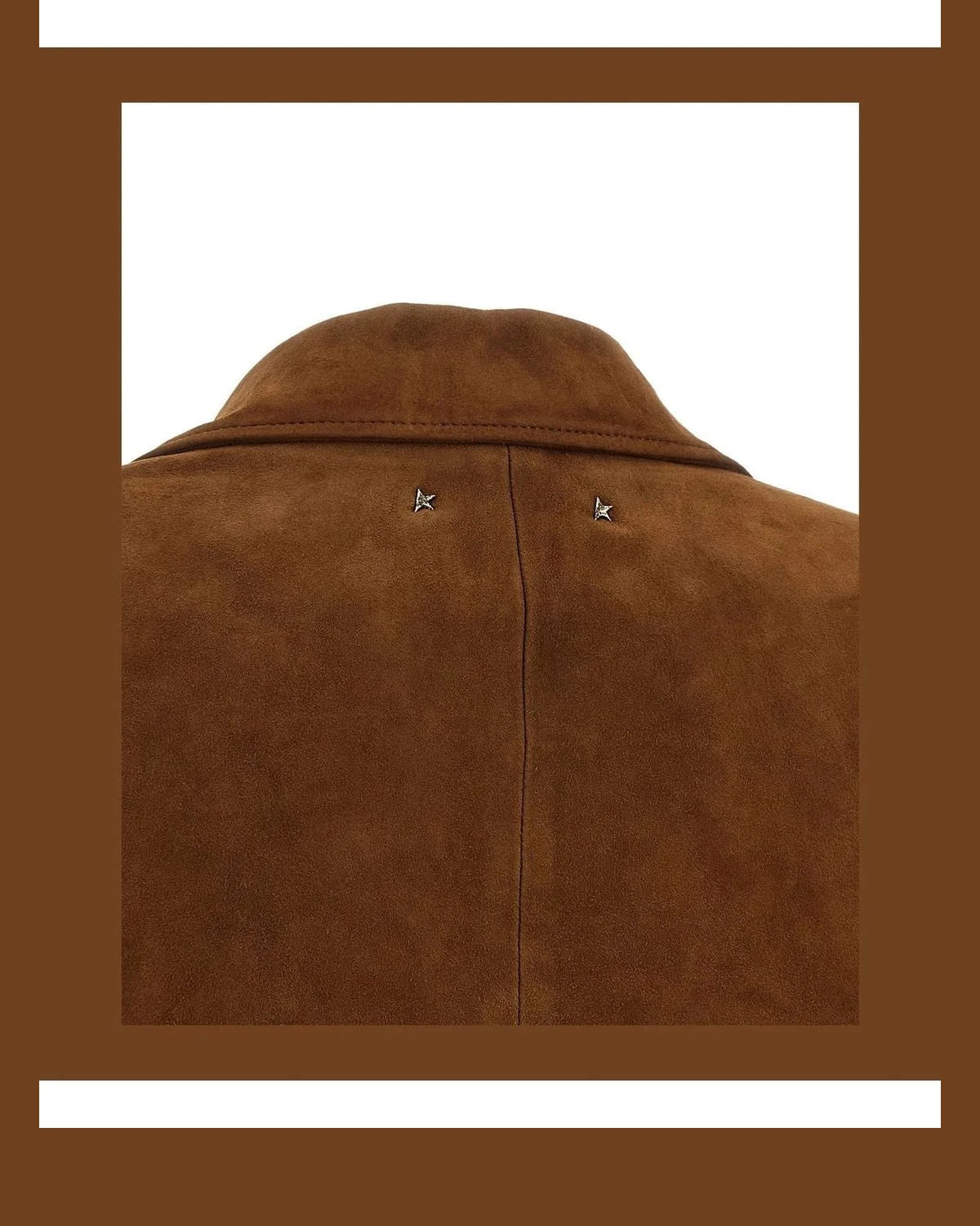 Golden Goose Trucker Jacket in brown, Sheep Leather — view 5