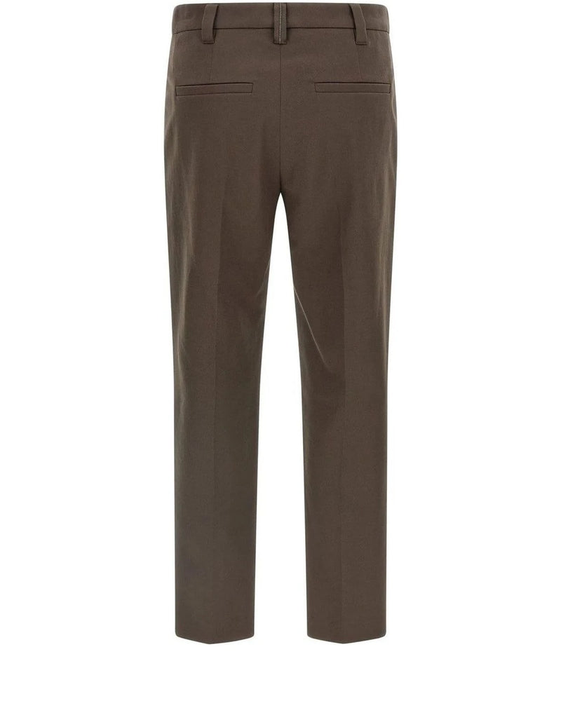 Brunello Cucinelli Trouser in brown, Cotton — view 2