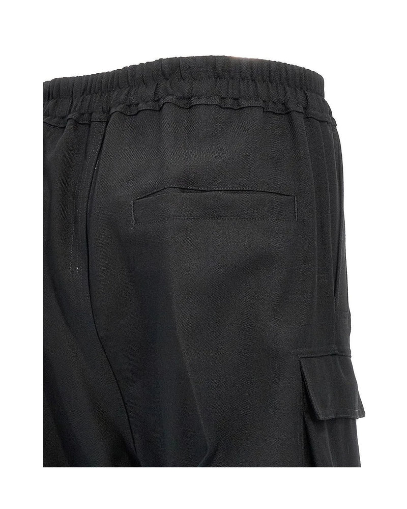 Rick Owens Cargo Pant in black, Wool — view 4