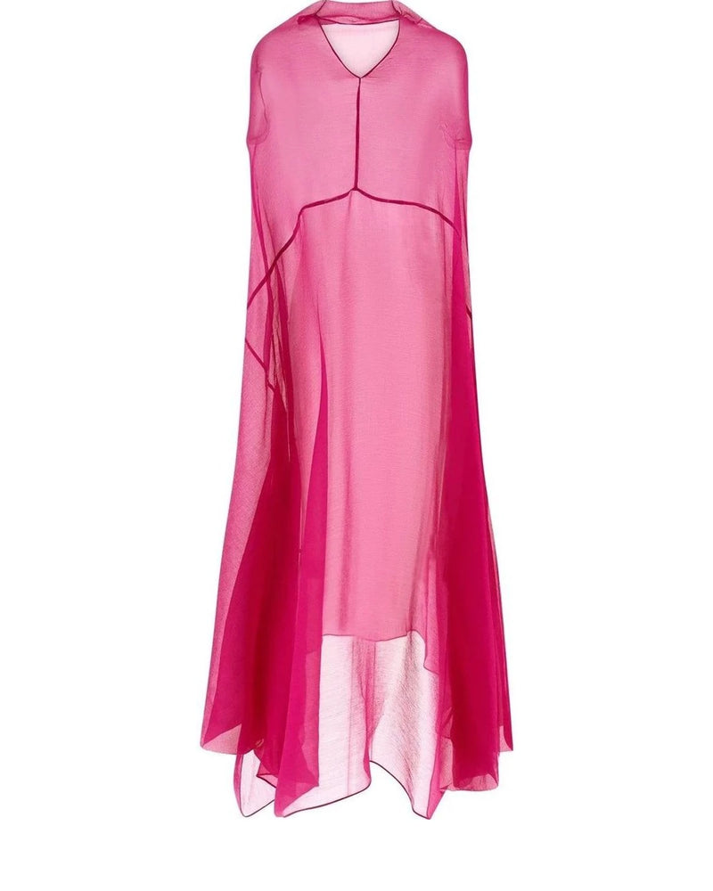 Dries Van Noten Dresse in pink, Silk — view 2