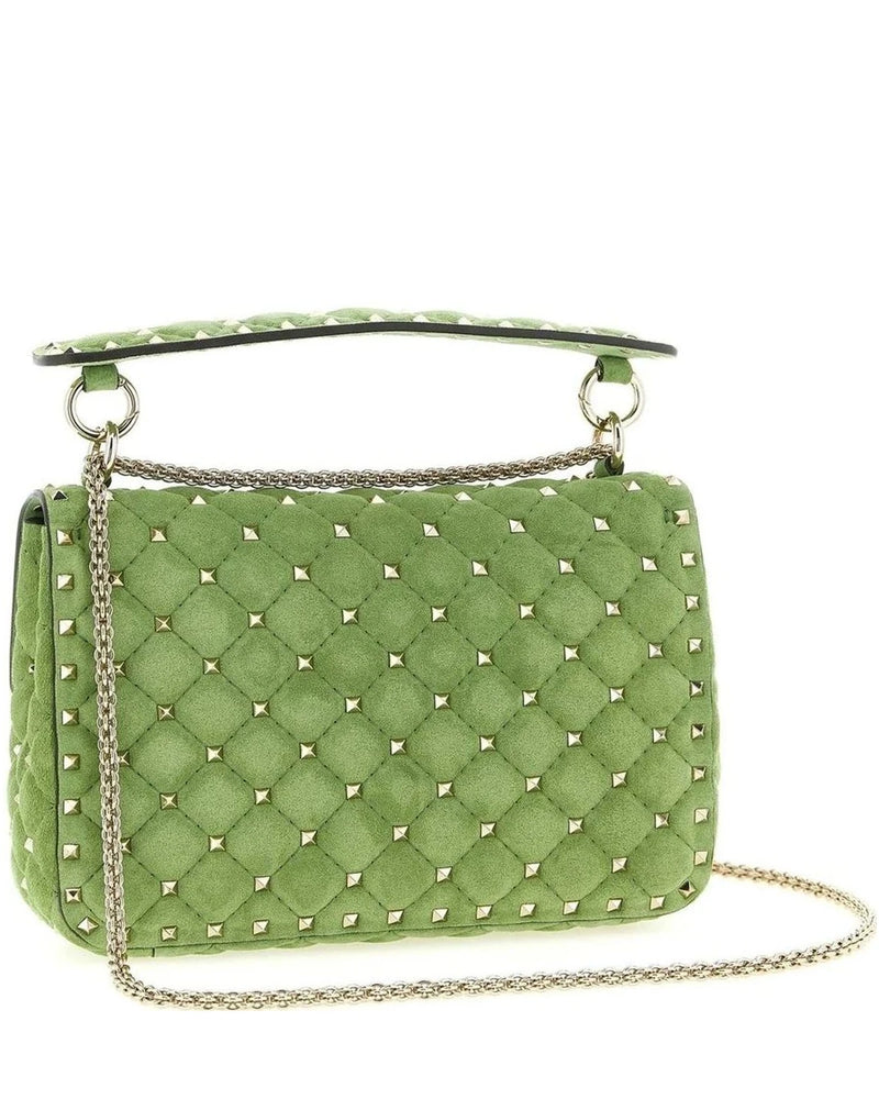 Valentino Garavani Shoulder Bag in green, Calfskin Leather — view 2