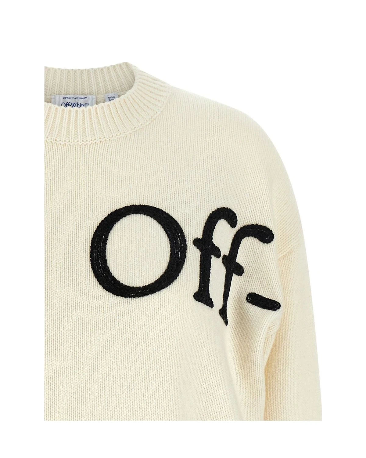 Off-White Sweater in beige — view 3