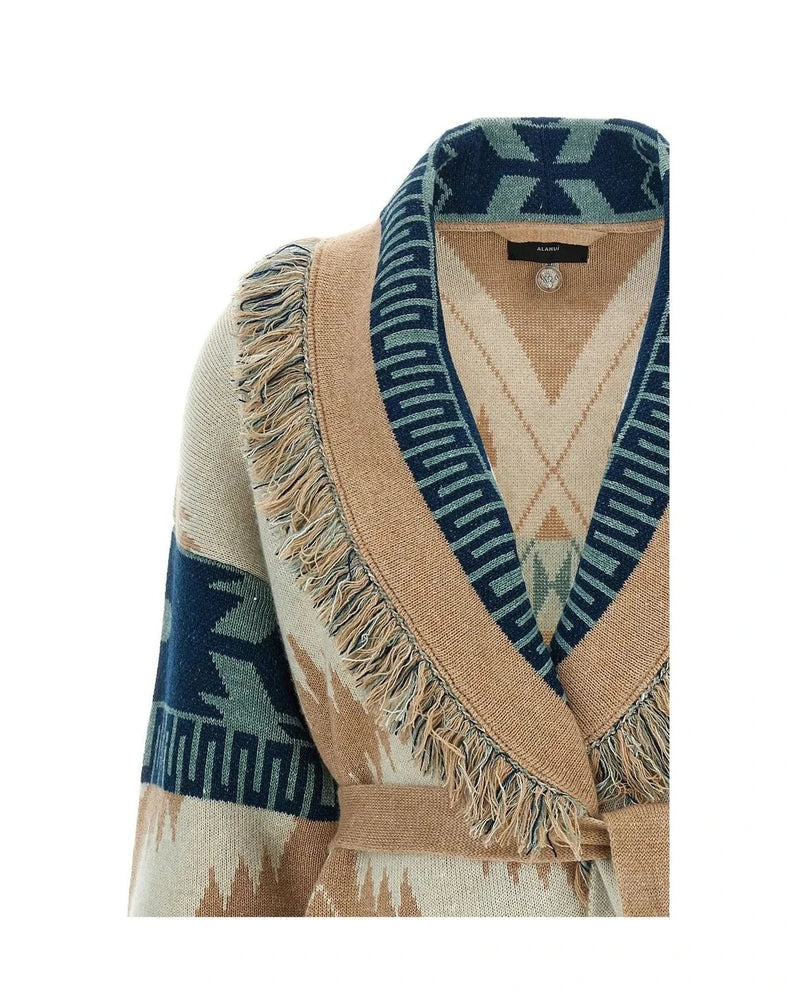 Alanui Cardigan in multicolor, Cashmere — view 3