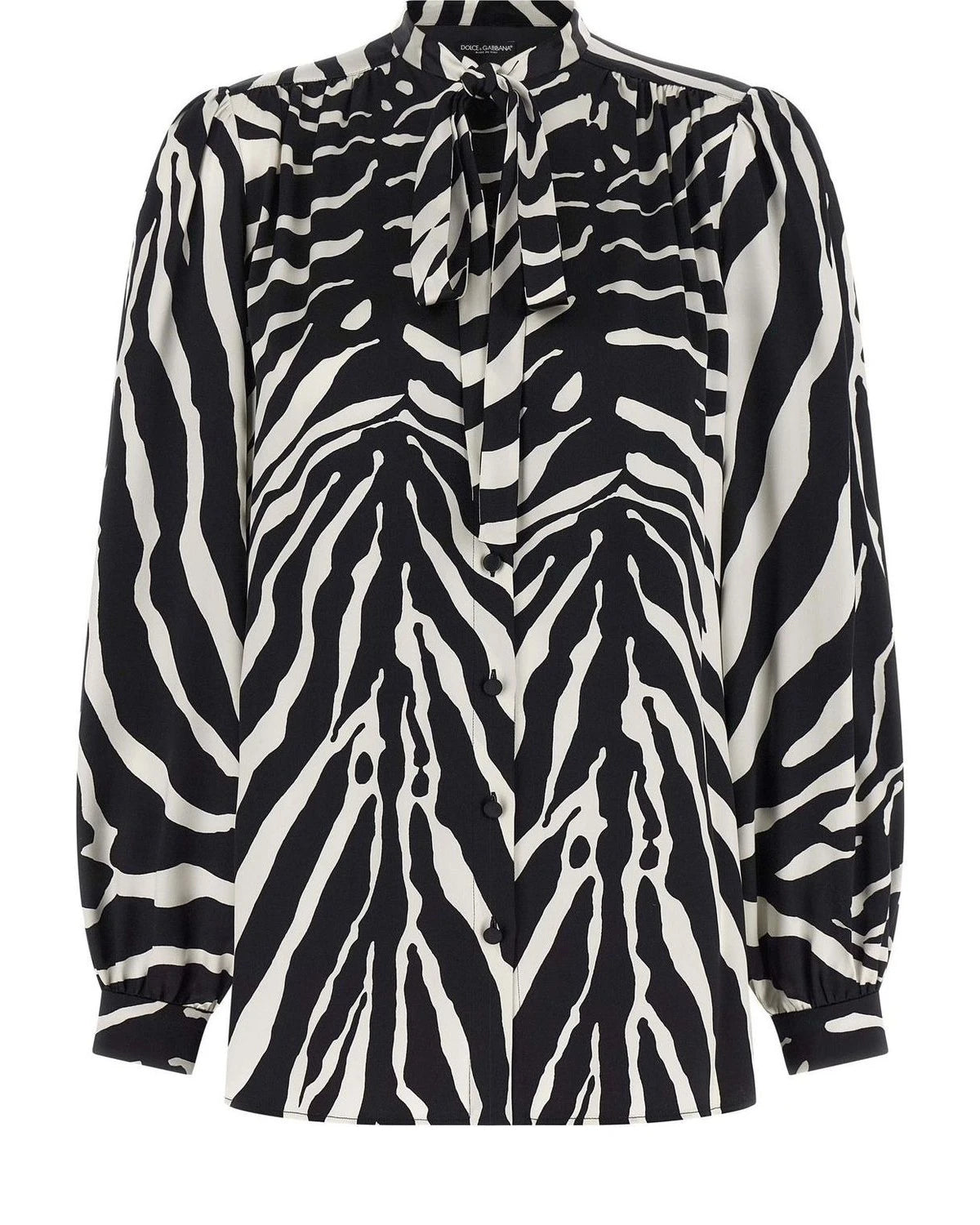 Bicolor Silk Blouse 