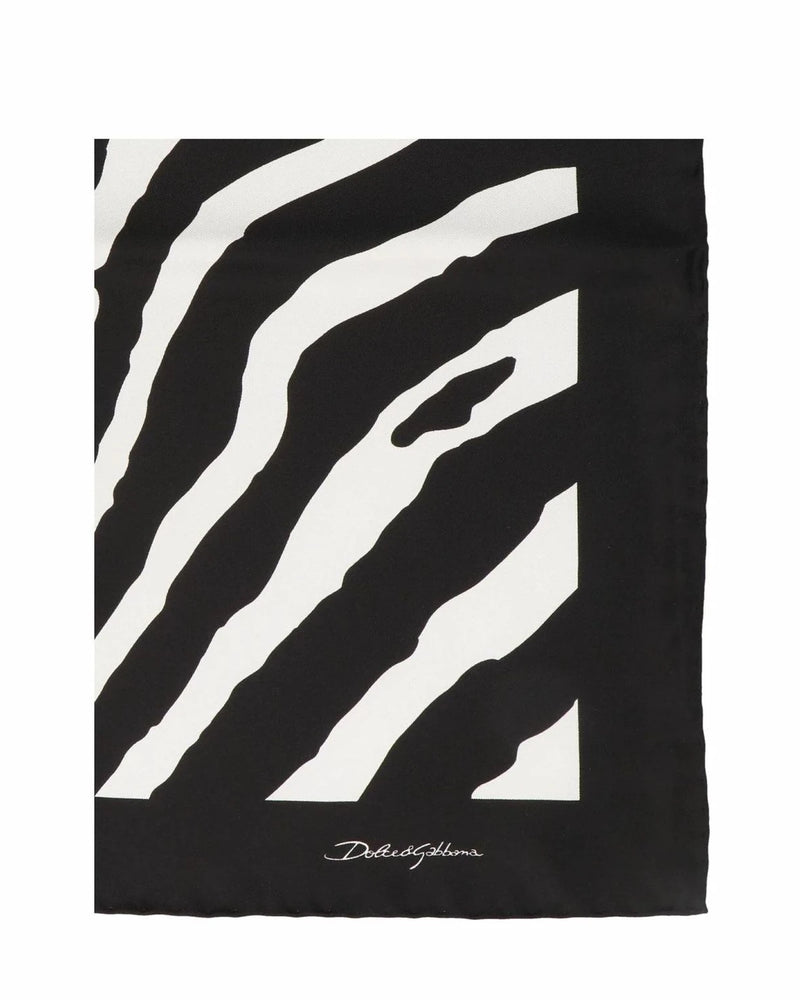 Dolce & Gabbana Scarves & Shawl in black, Silk — view 2
