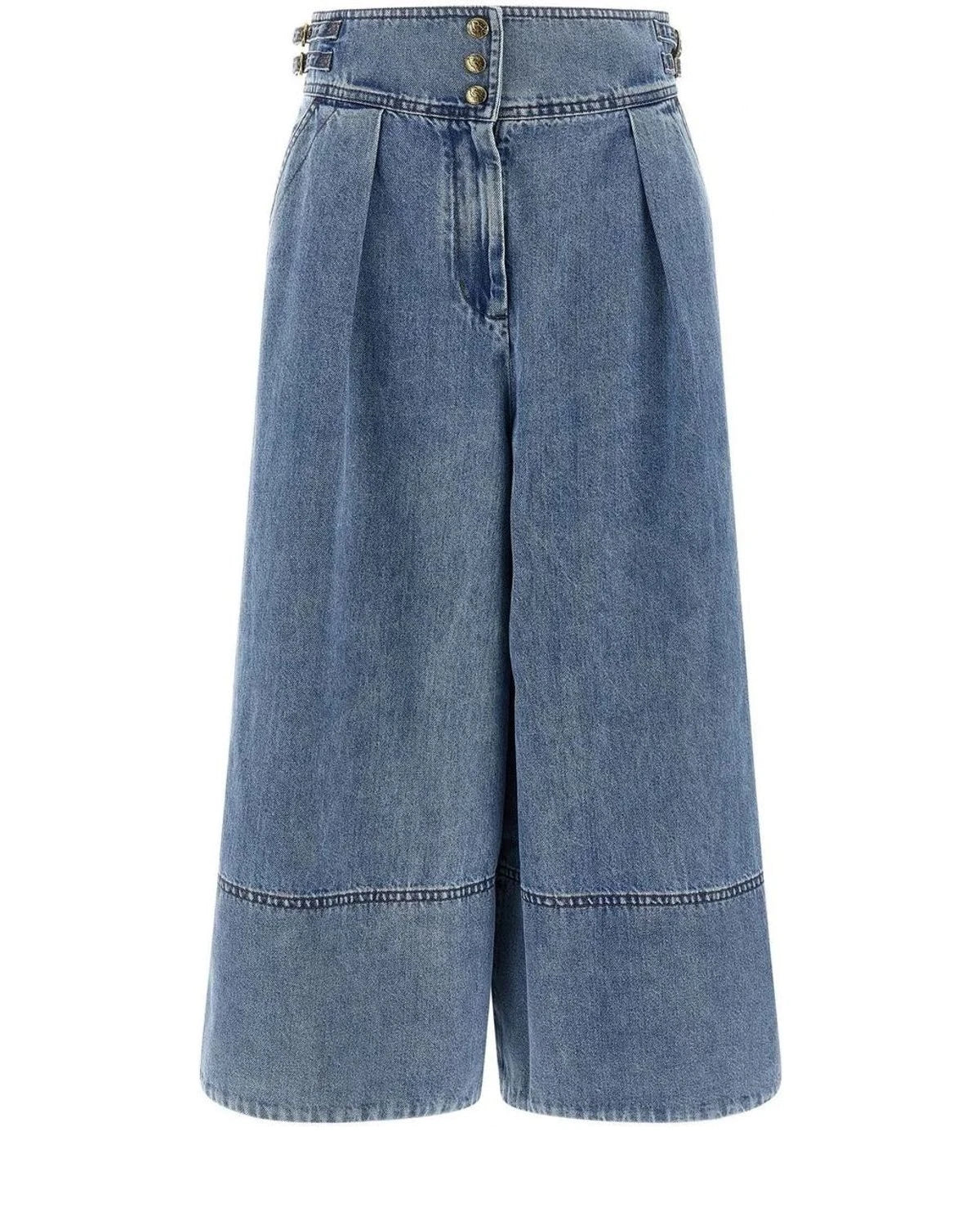 Zimmermann Denim Short in blue, Cotton