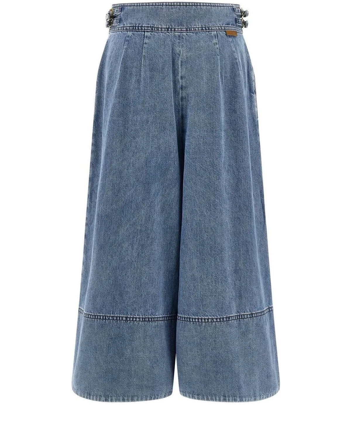 Zimmermann Denim Short in blue, Cotton — view 2