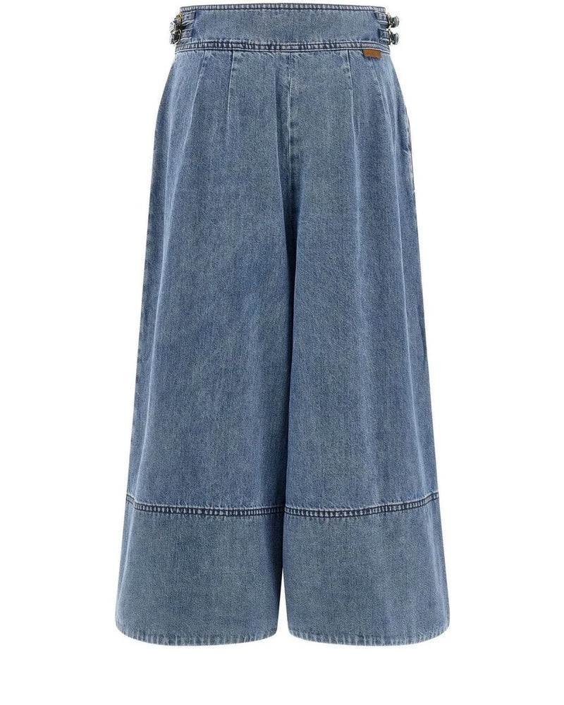 Zimmermann Denim Short in blue, Cotton — view 2