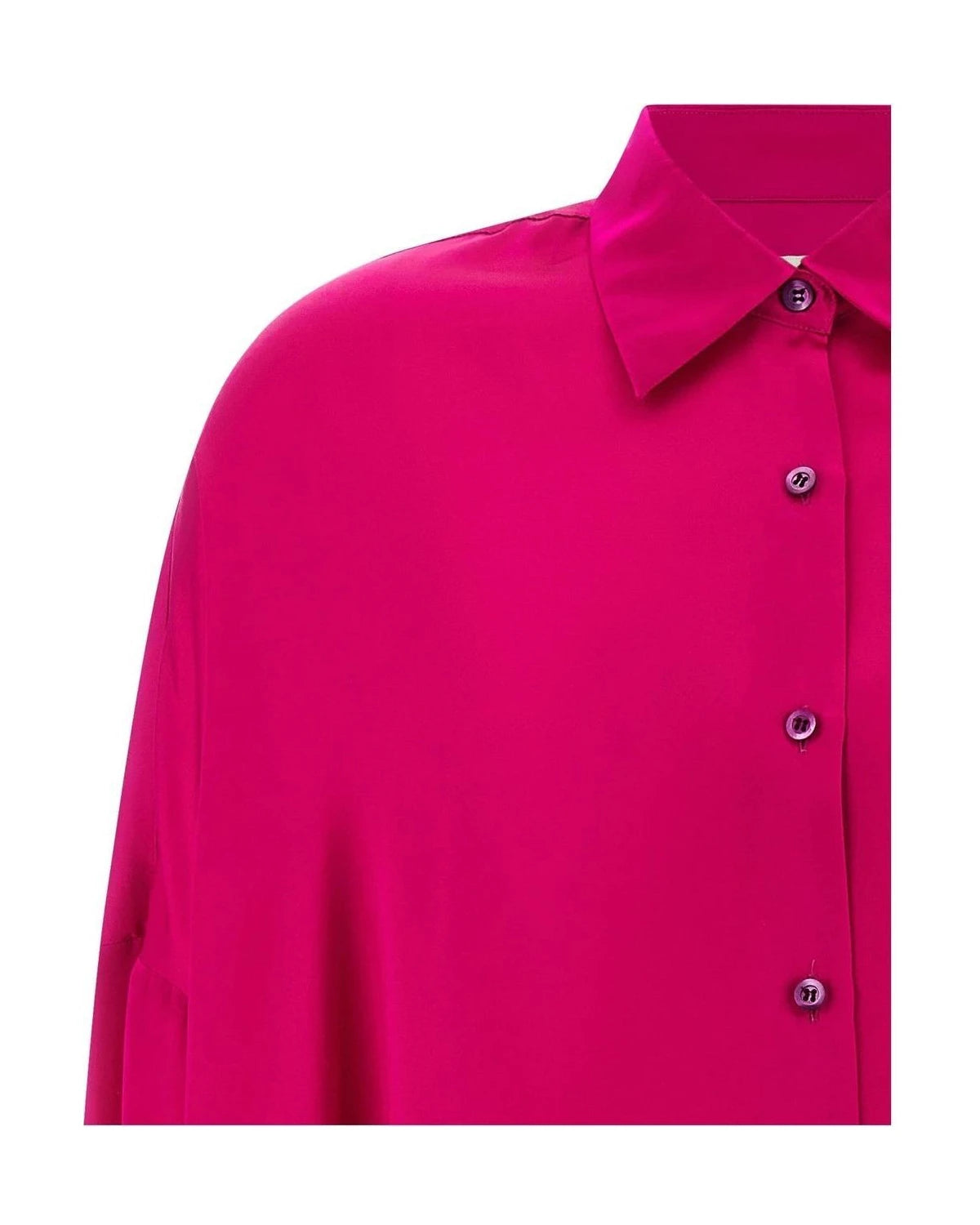 Dries Van Noten Dress Shirt in pink, Silk — view 3
