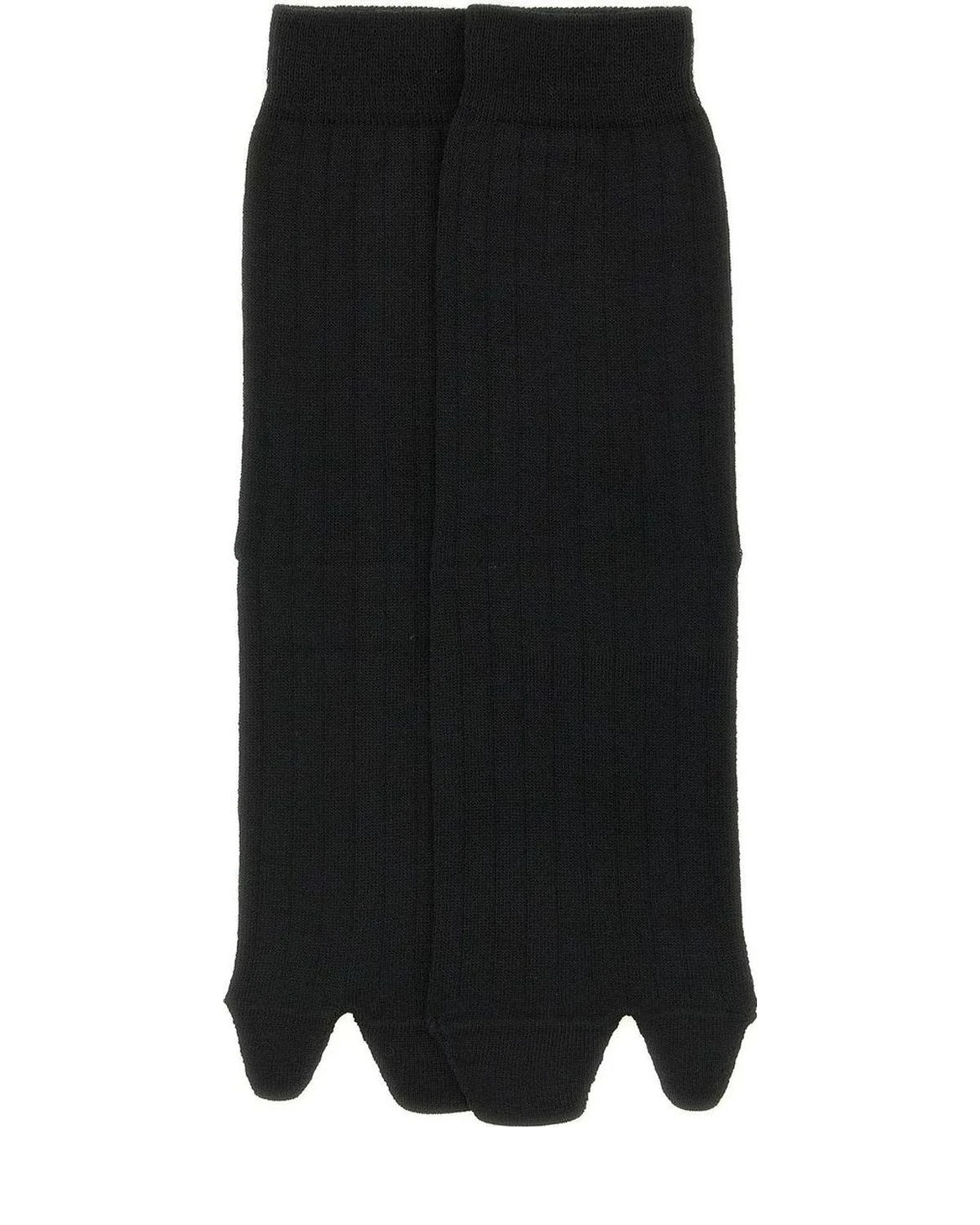 Maison Margiela Toe Sock in black, Wool