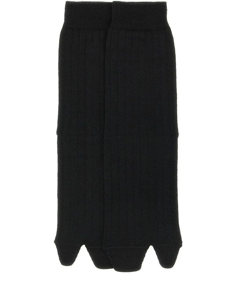 Maison Margiela Toe Sock in black, Wool