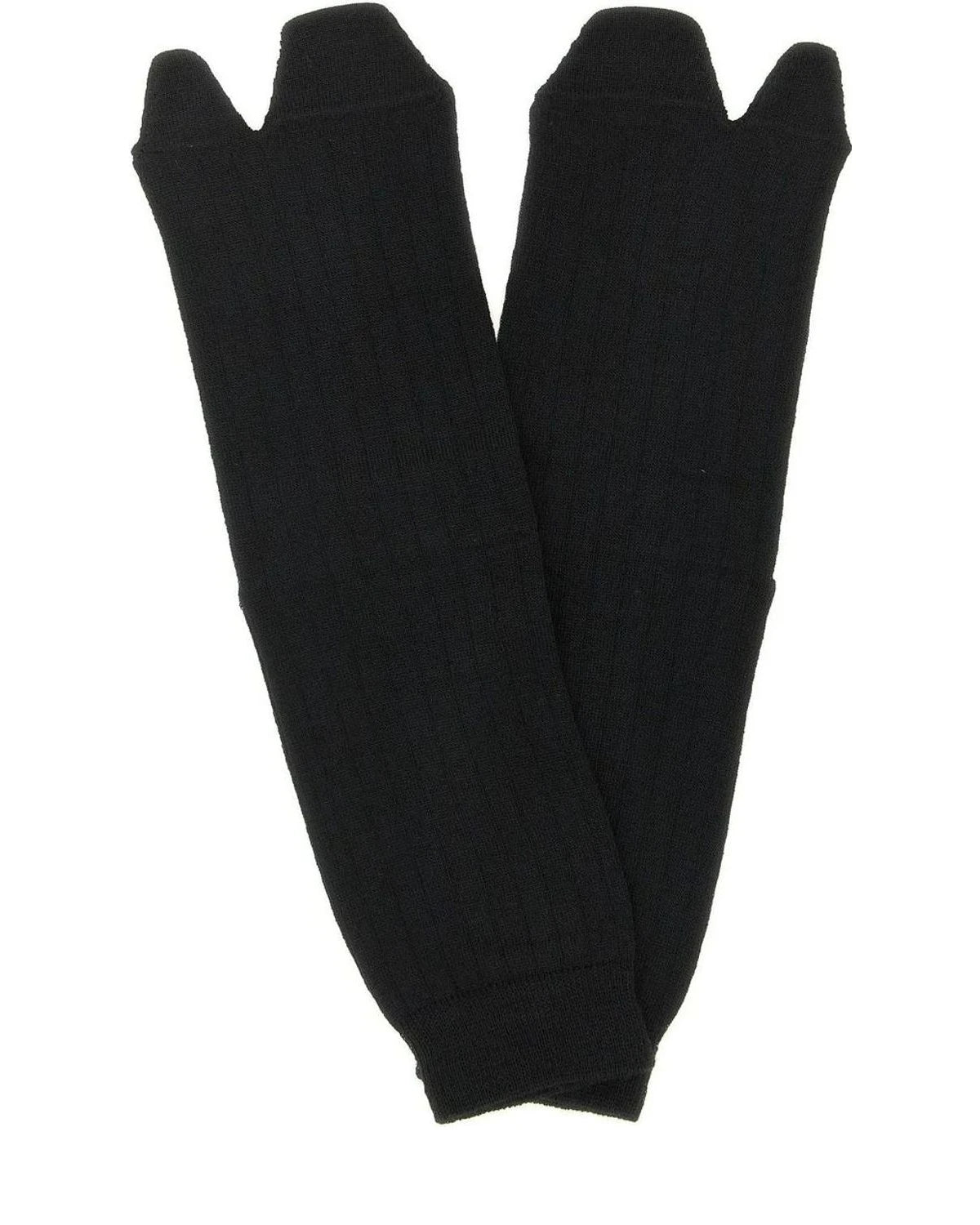 Maison Margiela Toe Sock in black, Wool — view 3