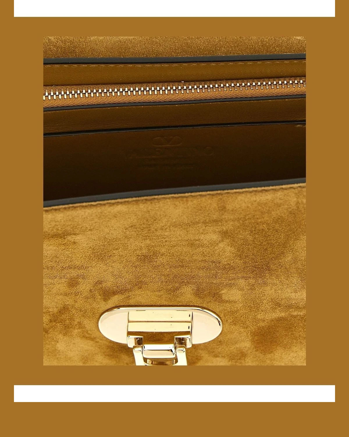 Valentino Garavani Cross Body Bag in beige, Calfskin Leather — view 4