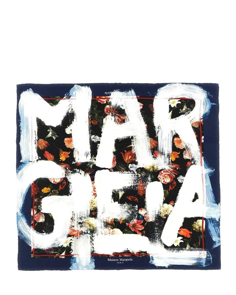 Maison Margiela Scarves & Shawl in multicolor, Silk — view 2