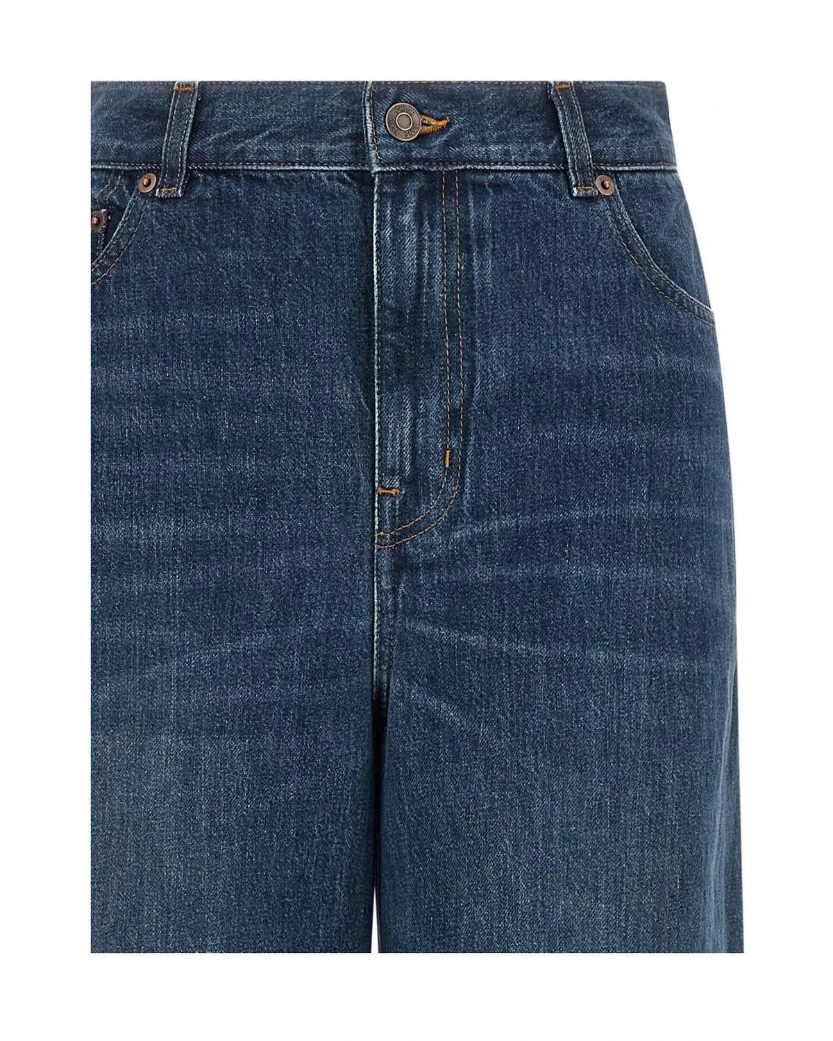 Chloé Jean in blue, Cotton — view 3