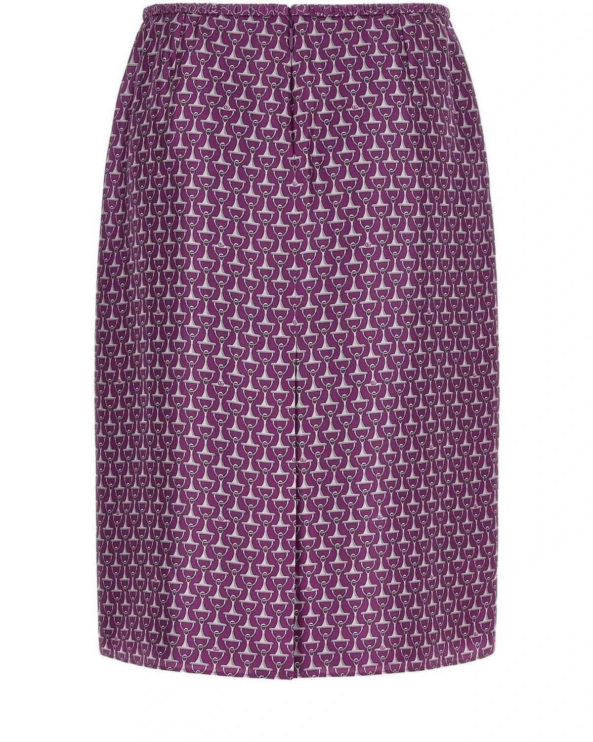 Gucci Skirt in purple, Silk — view 2