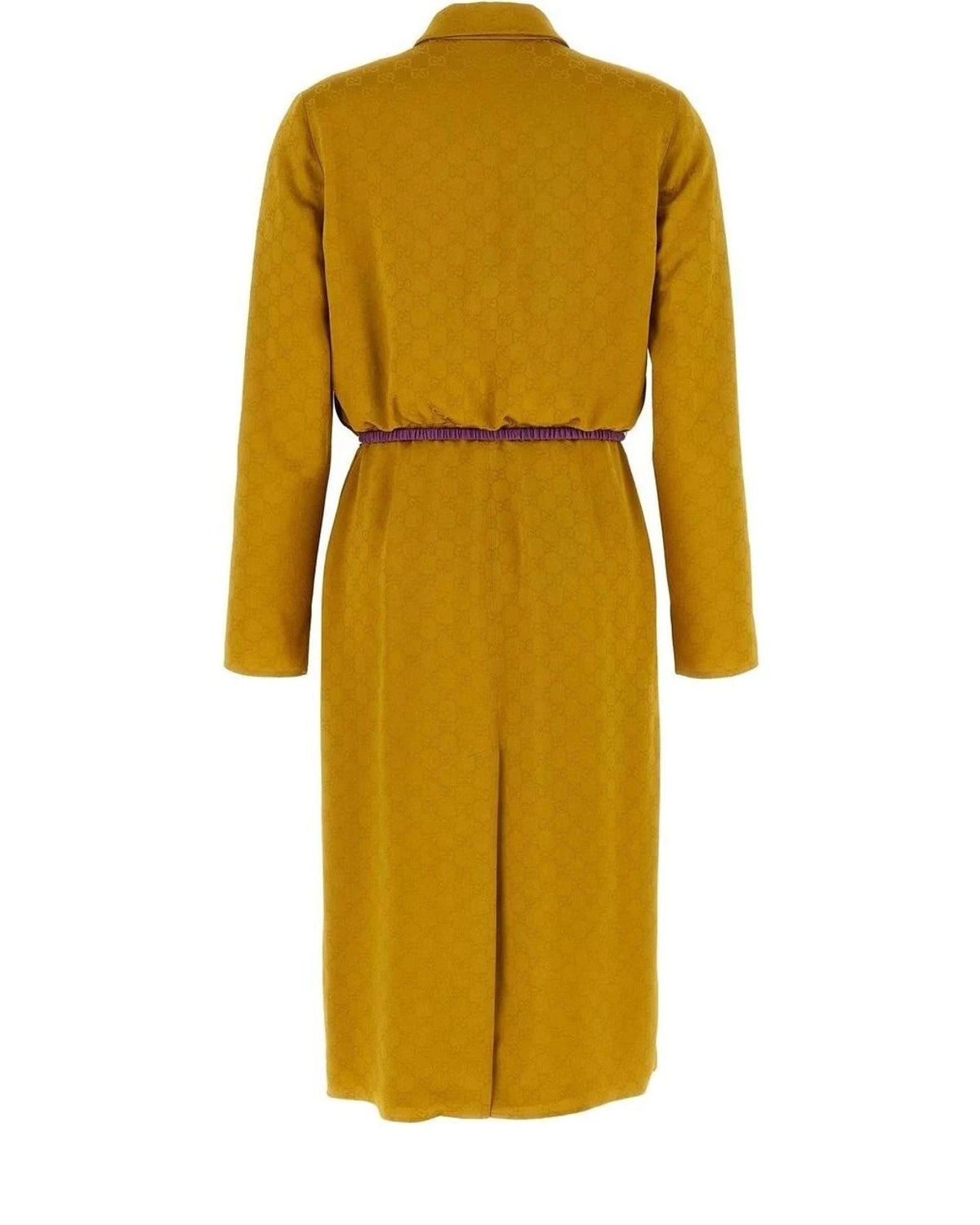 Gucci Dresse in yellow, Viscose — view 2