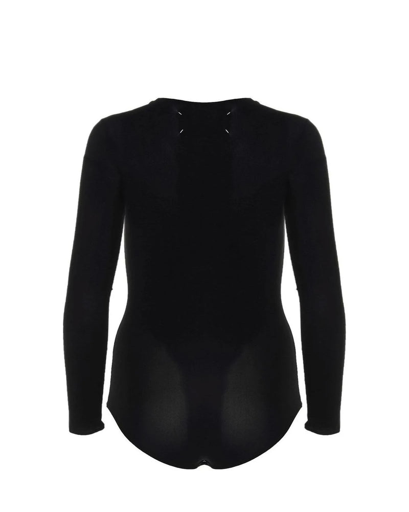 Maison Margiela Bodysuit in black, Polyamide — view 3