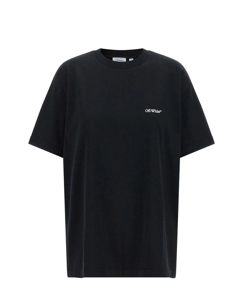 Off-White T-Shirt in black, Cotton