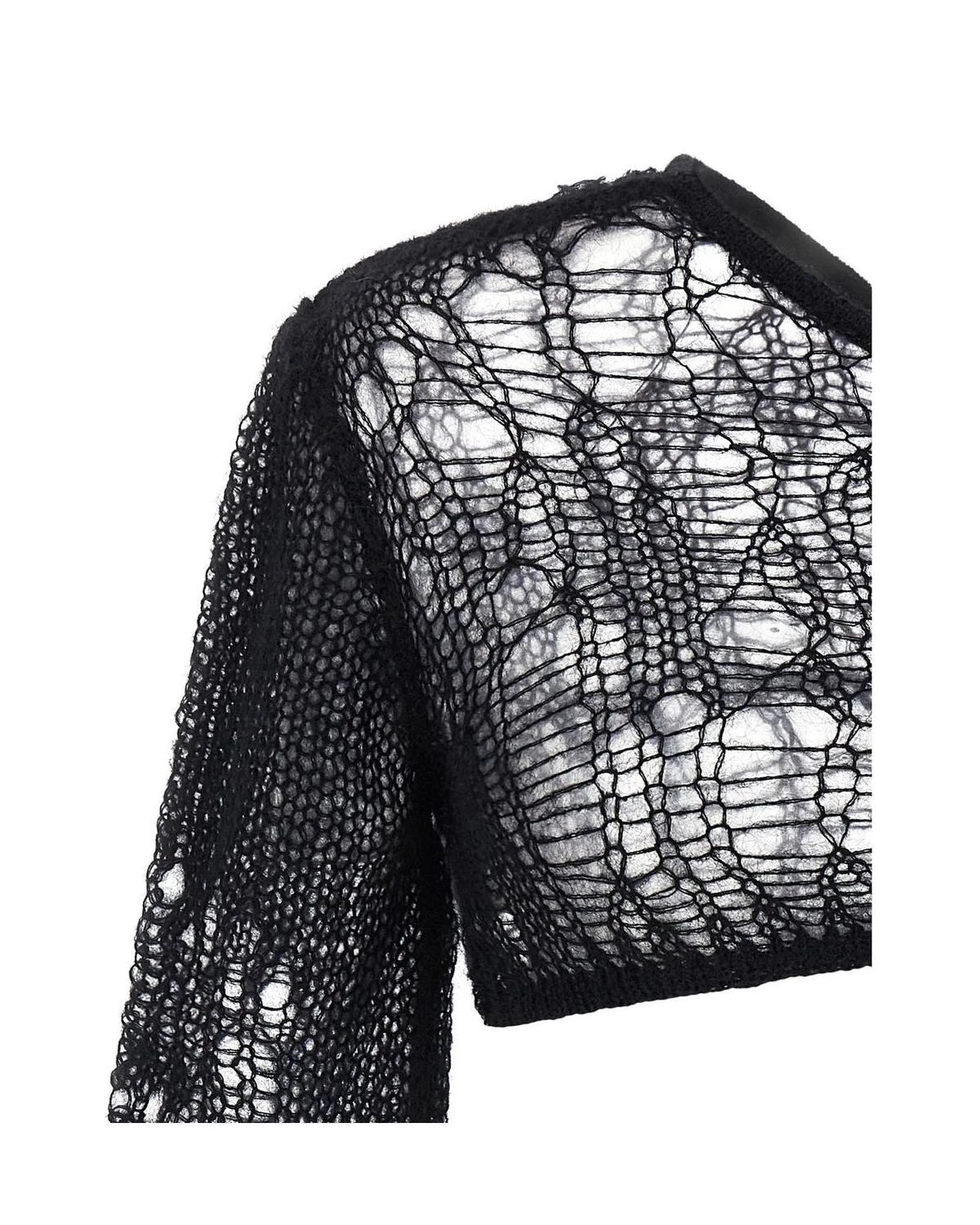 Rick Owens Corset Top in black, Nylon — view 3