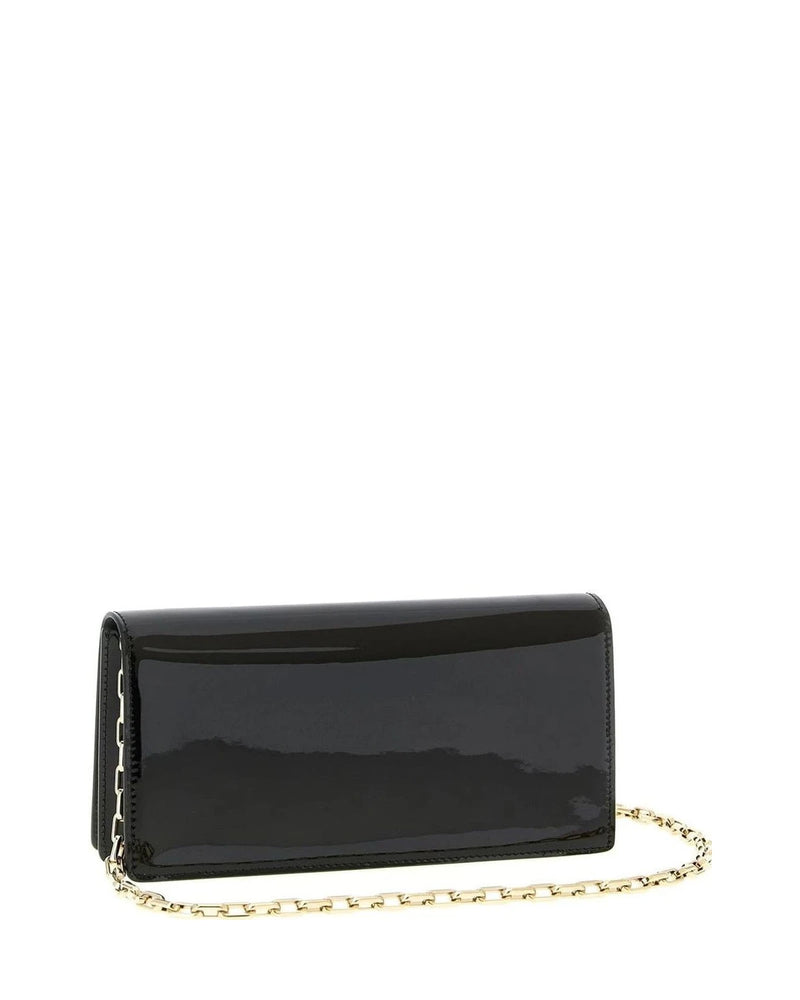 Christian Louboutin Envelope Clutche in black, Calfskin Leather — view 2