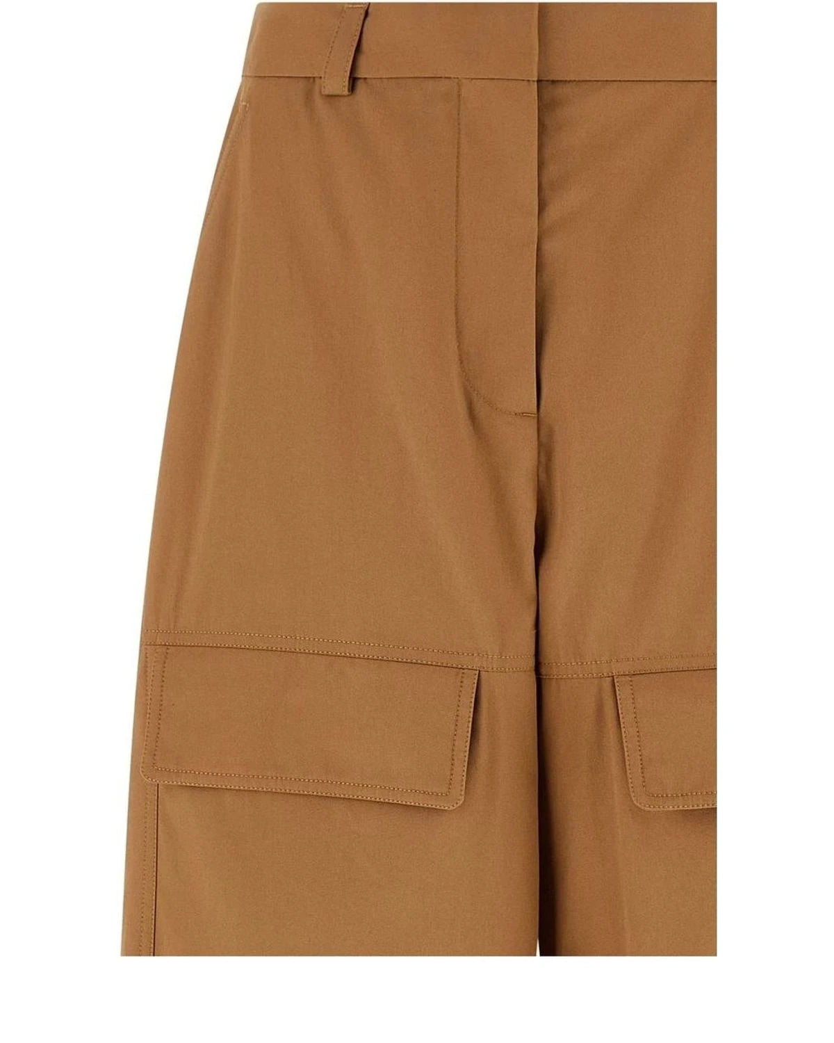 Stella McCartney Cargo Pant in beige, Cotton — view 3