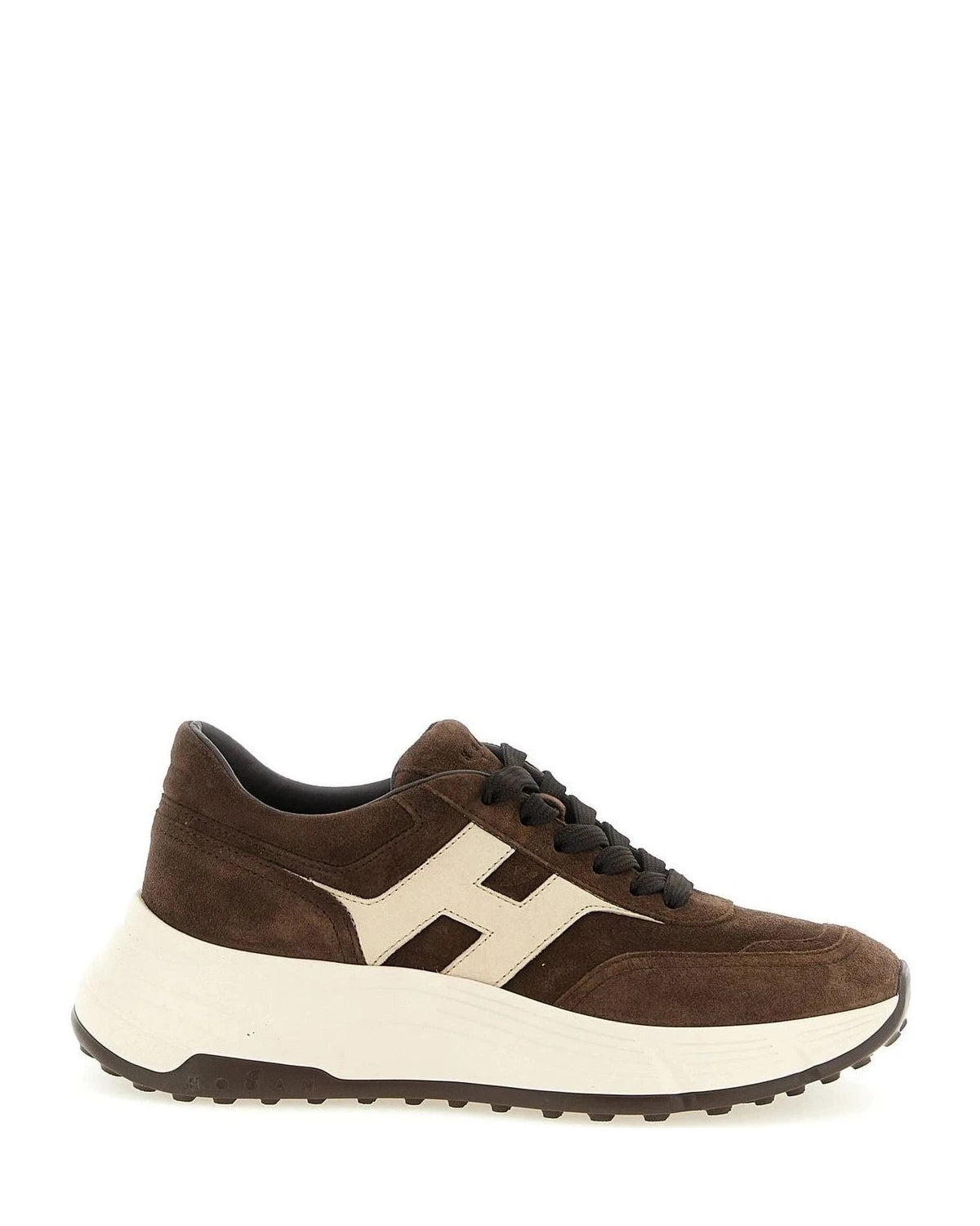 Hogan Athletic Shoes in brown, Calfskin Leather