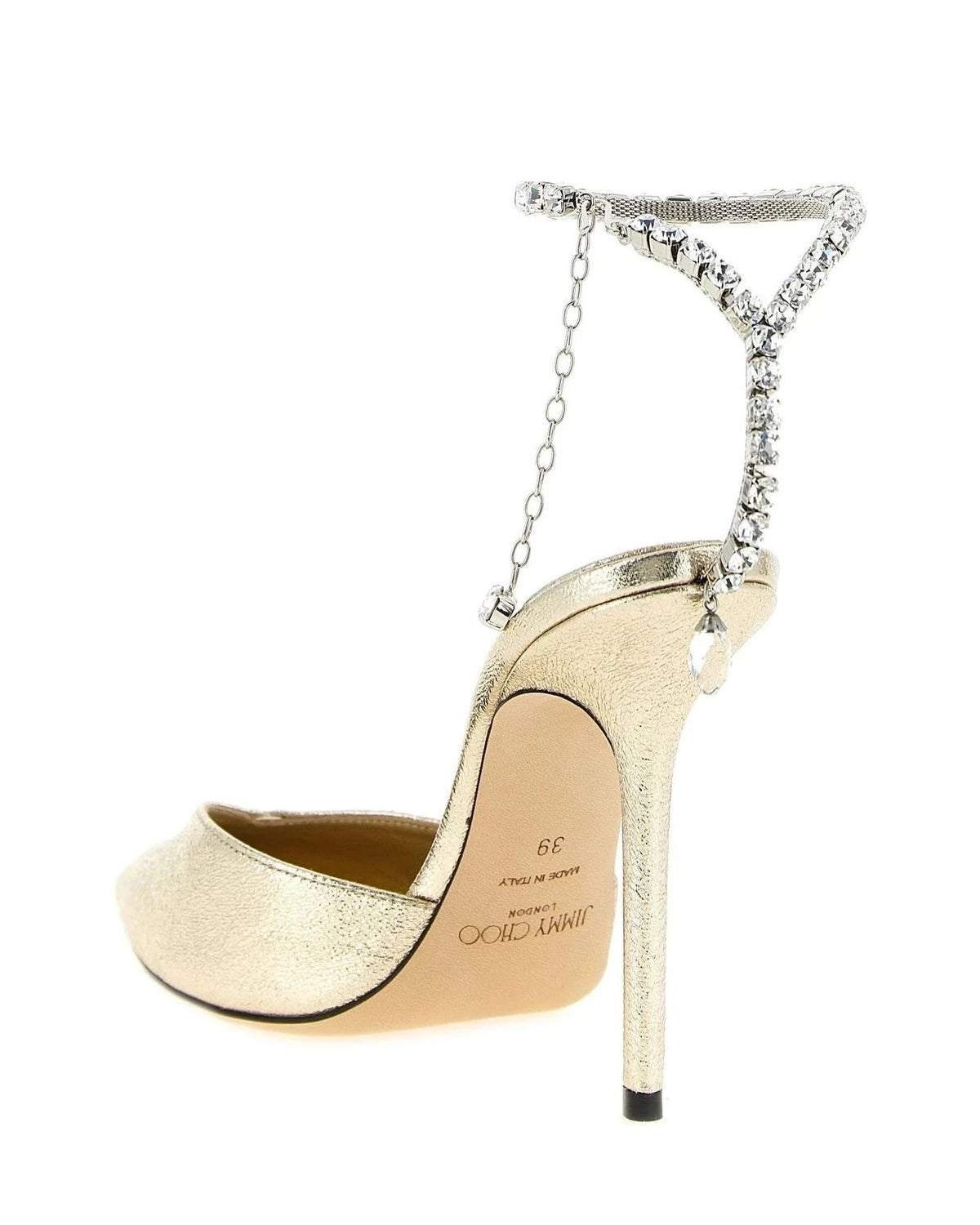 Jimmy Choo Heels in gold — view 3