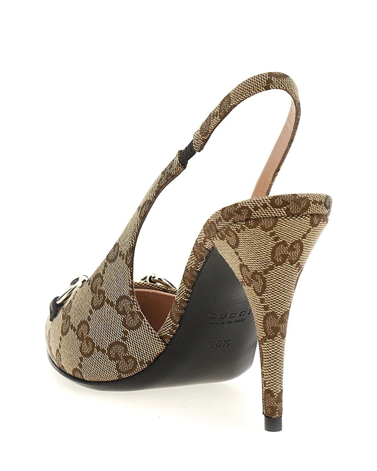 Gucci Heels in beige, Polyester — view 3