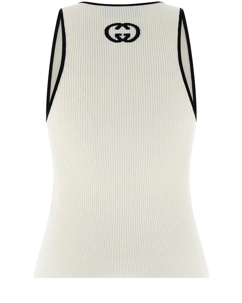 Gucci Tank Top in white — view 2