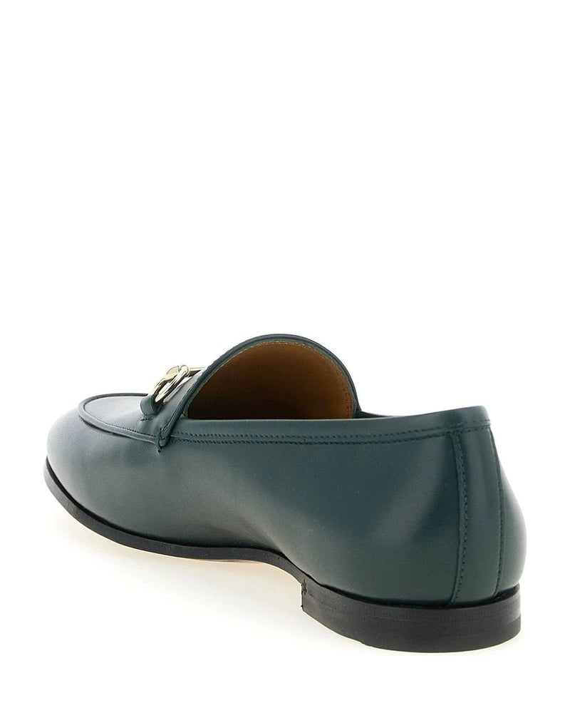 Gucci Flats in green — view 3