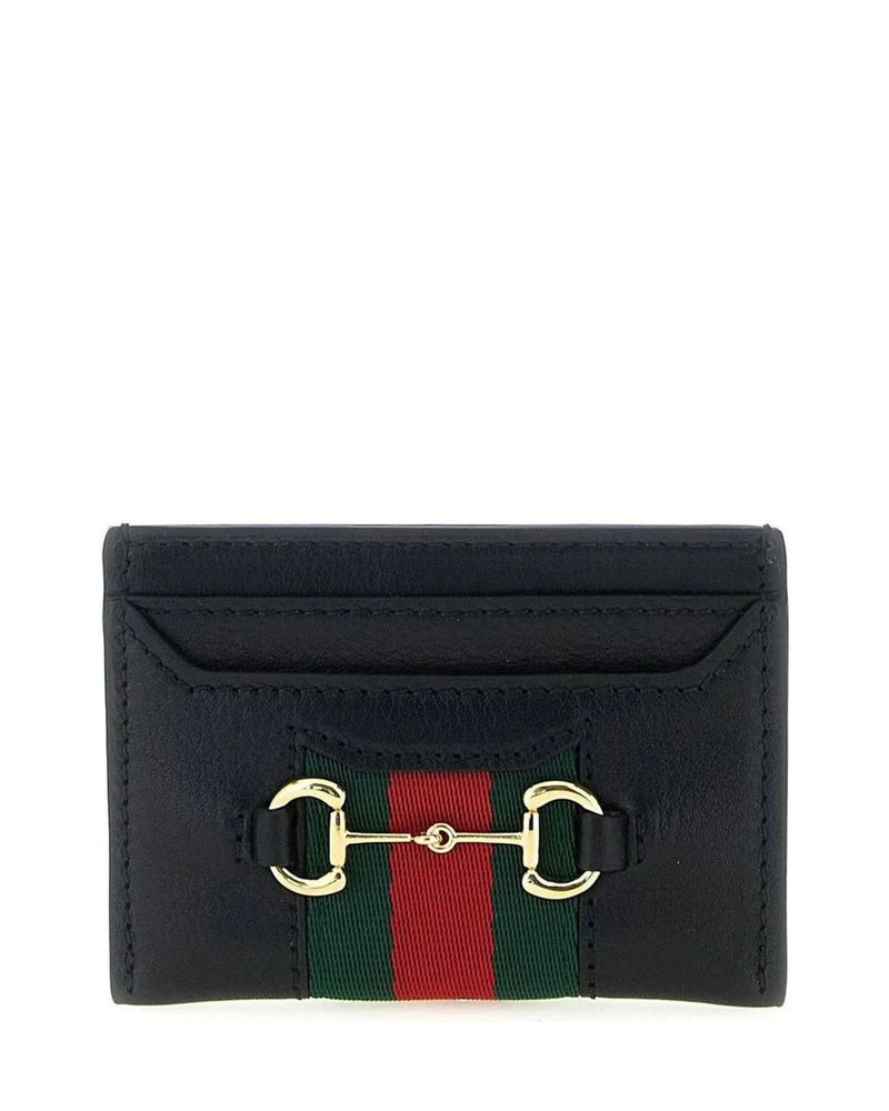 Gucci Card Case in black, Calfskin Leather
