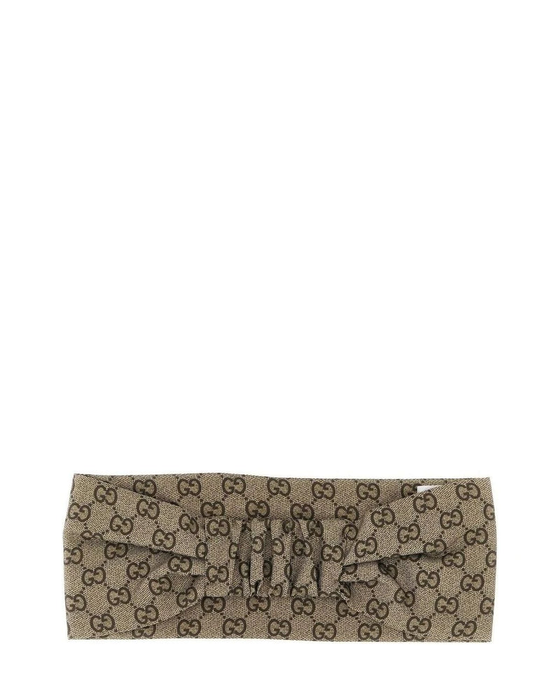 Gucci Headband in beige, Silk — view 2