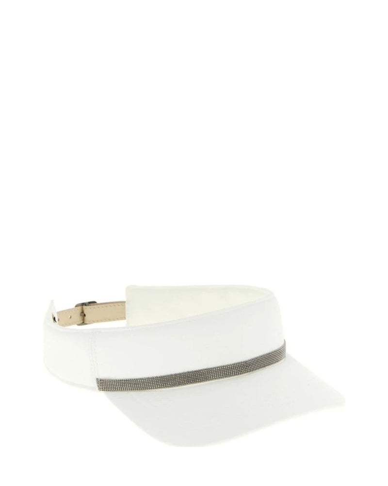 Brunello Cucinelli Sun Hat in white, Polyester — view 2