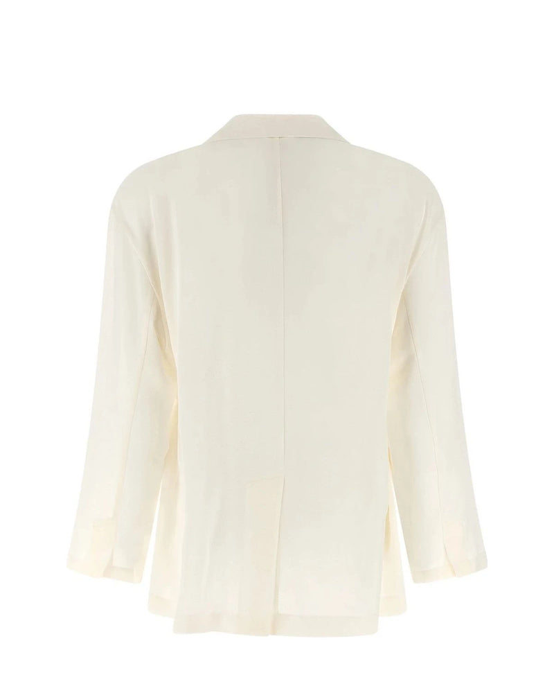 Brunello Cucinelli Blazer in beige, Silk — view 2