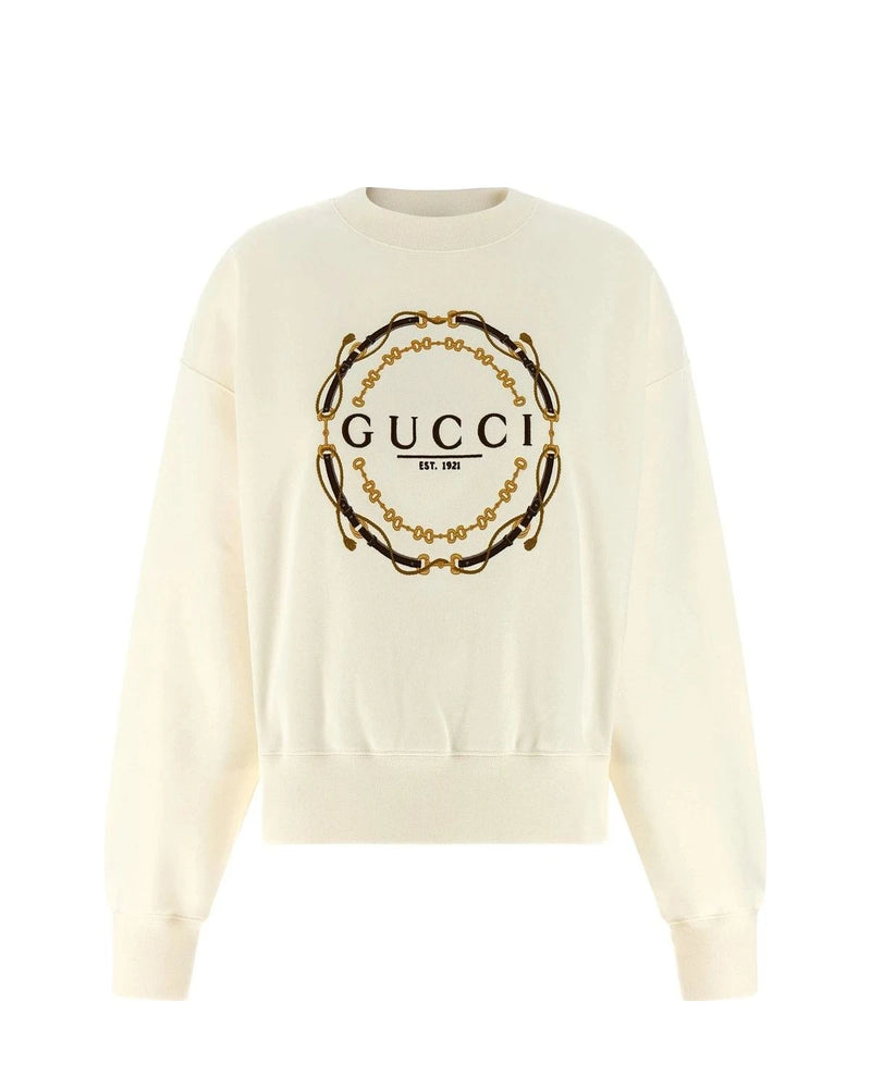 Gucci Sweatshirt in white, Cotton